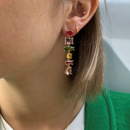 Boucles D'oreille Rainbow - Sélection Mary Victoire et Cie
