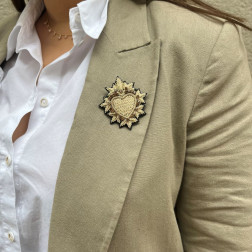 Broche Cœur Petit Modèle - Sélection Mary Victoire et Cie