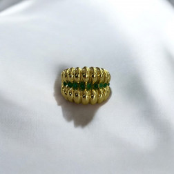 Bague Tiki Cabochon - Maison GAS Bijoux