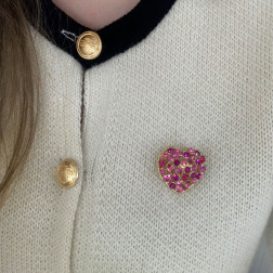 Broche Coeur - Sélection Mary Victoire Et Cie