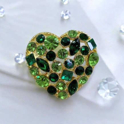 Broche Coeur - Sélection Mary Victoire Et Cie