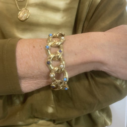 Bracelet Mitsi bleu - Maison GAS Bijoux Bracelet Mitsi bleu - Maison GAS Bijoux