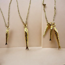 Collier Trio De Poissons - Sélection Mary Victoire et Cie