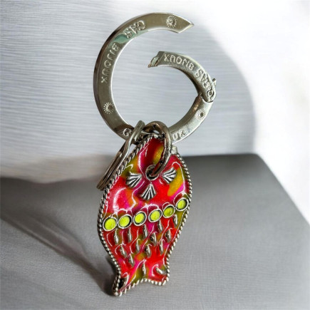 Porte-clés Nemo Argent - Maison GAS Bijoux