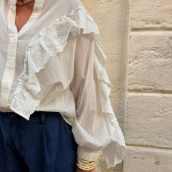 Blouse Dentelle - Maison Johanna Paris