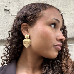 Boucles d'oreille Love Or - Maison Gas Bijoux
