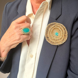 Broche Fleur - Maison Karamichali