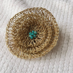 Broche Fleur - Maison Karamichali
