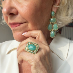 Bague Cocktail Rectangle - Sélection Mary Victoire et Cie