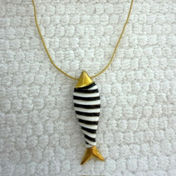 Collier Poisson Clown (Rayé) - Maison Sofia