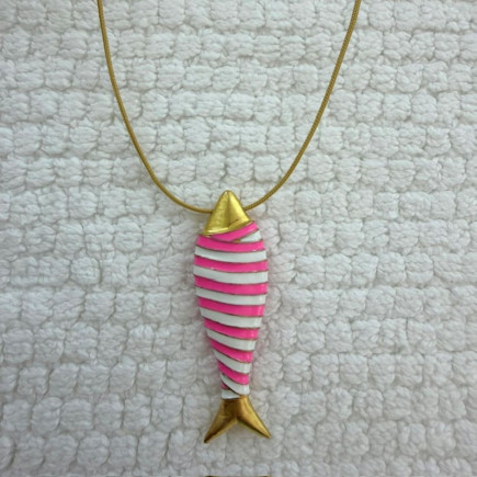 Collier Poisson Clown (Rayé) - Maison Sofia