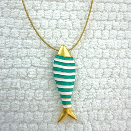 Collier Poisson Clown (Rayé) - Maison Sofia