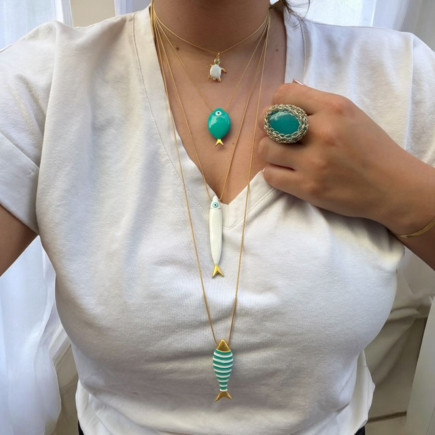 Collier La Sardine Grand Modèle - Maison Sofia