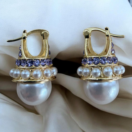 Boucles d'oreilles Iris - Sélection Mary Victoire Et Cie