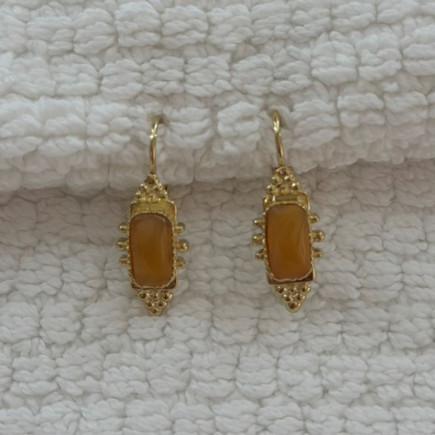 Boucles d'oreilles Serti Talisman - Maison GAS Bijoux
