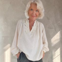Blouse Lino Ivoire - Maison Johanna Paris