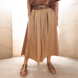 Jupe Croisiere Camel - Maison Johanna Paris