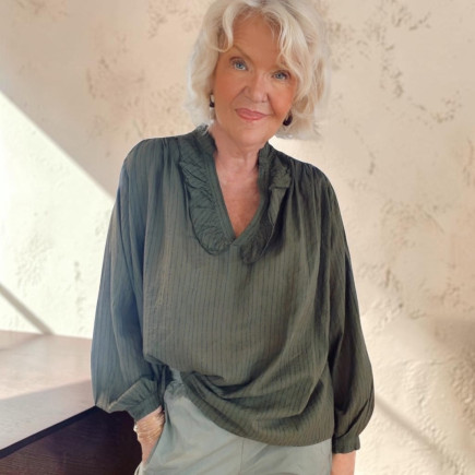 Blouse Romeo Kaki - Maison Johanna Paris
