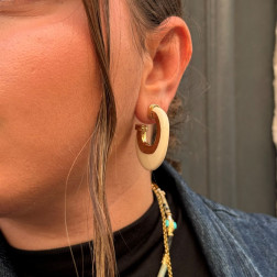 Boucles d'oreille Selva Creole Pm - Maison GAS Bijoux