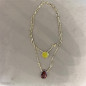 Collier Scapulaire Serti - Maison Gas Bijoux