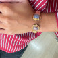 Bracelet Amarante Double PM - Maison Gas Bijoux