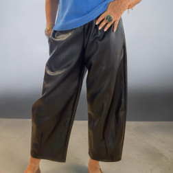 Pant Barel Simili cuir - Maison Johanna Paris