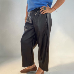 Pant Barel Simili cuir - Maison Johanna Paris