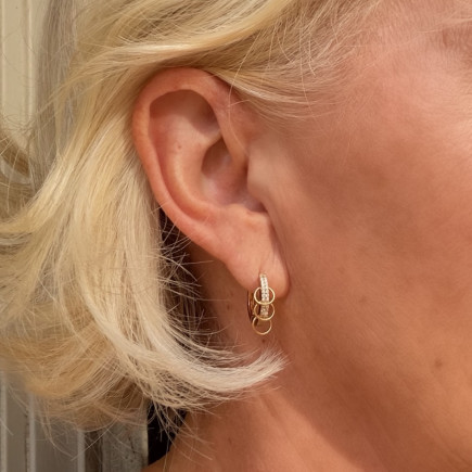 Boucles d'oreille Créoles Mini Jingle - Selection Mary Victoire and Cie
