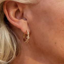 Boucles d'oreilles Creoles Jingle GM - Selection Mary Victoire and Cie