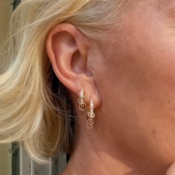 Boucles d'oreilles Creoles Jingle GM - Selection Mary Victoire and Cie