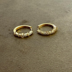 Boucles d'oreilles Creoles Jingle GM - Selection Mary Victoire and Cie Boucles d'oreilles Creoles Jingle GM - Selection Mary Victoire and Cie