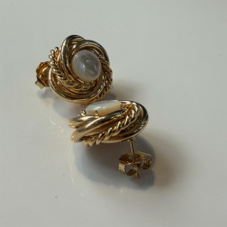Boucles d'oreilles Atika Bis Or - Maison Gas bijoux