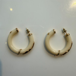Boucles d'oreilles Creole Cobra PM - Maison Gas Bijoux