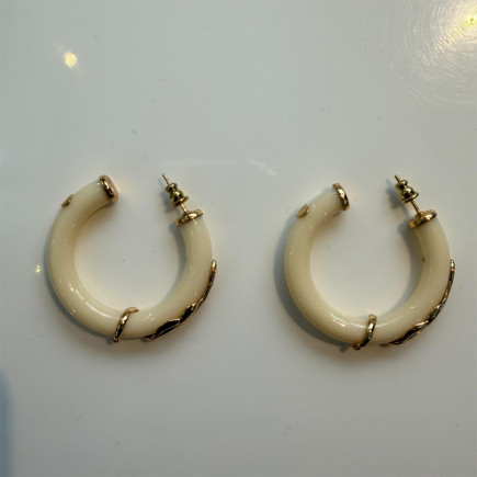 Boucles d'oreilles Creole Cobra PM - Maison Gas Bijoux