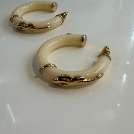 Boucles d'oreilles Creole Cobra PM - Maison Gas Bijoux