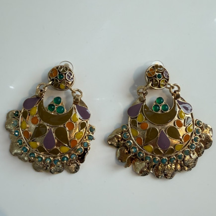 Boucles d'oreilles Clip Eventail - Maison Gas Bijoux