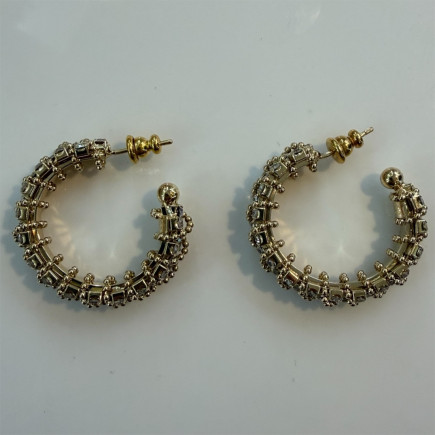 Boucles d'oreilles Izilda Strass Mini - Maison Gas Bijoux