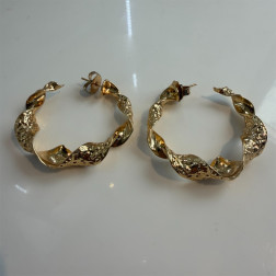 Boucles d'oreilles Mira Torsade MM - Maison Gas Bijoux