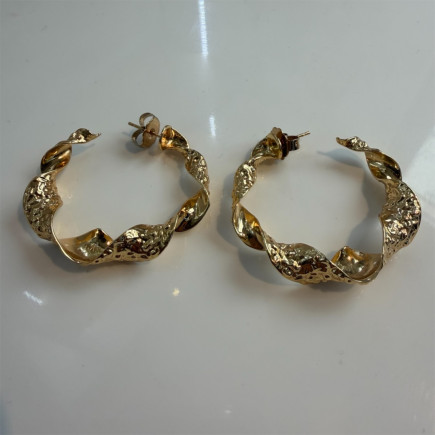 Boucles d'oreilles Mira Torsade MM - Maison Gas Bijoux