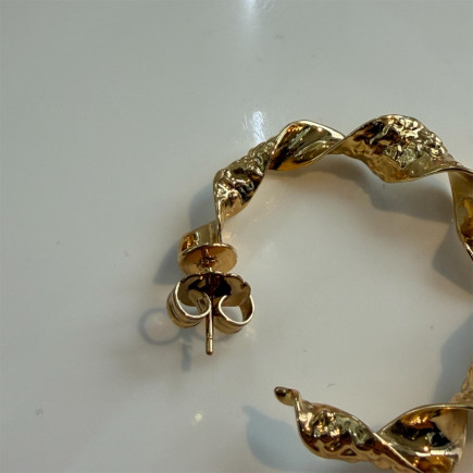 Boucles d'oreilles Mira Torsade MM - Maison Gas Bijoux
