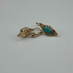 Boucles d'oreilles Serti Talisman - Maison Gas Bijoux