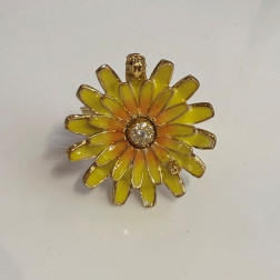 Bague Flowers Email - Maison Gas Bijoux
