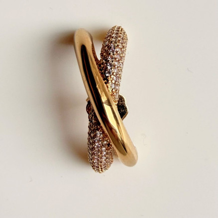 Mono boucles X or & shiny- Maison Sigal Paris
