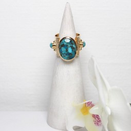 Bague Mayra Turquoise - Sélection Mary Victoire & Compagnie