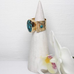 Bague Mayra Turquoise - Sélection Mary Victoire & Compagnie