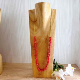 Sautoir Red Bambou - Sélection Mary Victoire et Cie