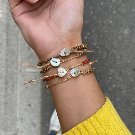 Bracelet Cristal L Tons Indiens - Sélection Mary Victoire et Cie