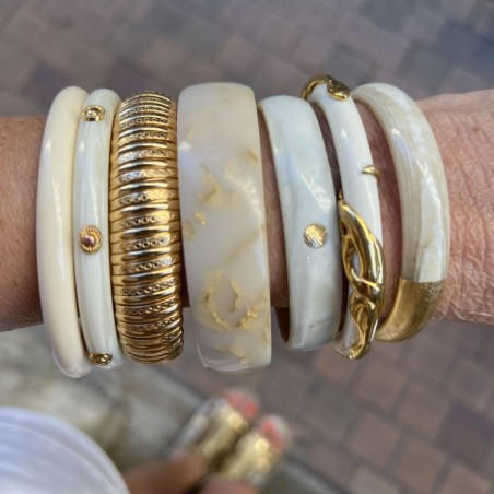 Bracelet Golden Marble - By Mary Victoire & Cie