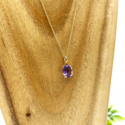 Collier Baby Amethyste - Sélection Mary Victoire Et Cie