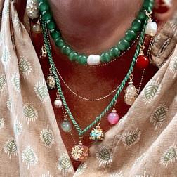 Collier Indian Beads - Or - Maison By Loffs